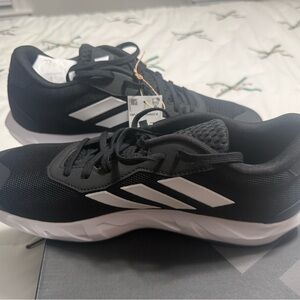 adidas Black and White Athletic Shoes